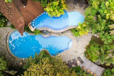 3 in 1 Combo: La Fortuna Waterfall, Hanging Bridges, Thermal Spa from San José - Stop 2: Arenal Hanging Bridges—walk the canopy up to 135 meters