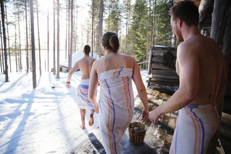 Arctic Tent Sauna Experience with Ice Swimming - How the 2-Hour Session Works (Sauna, Showers, and Ice Hole)