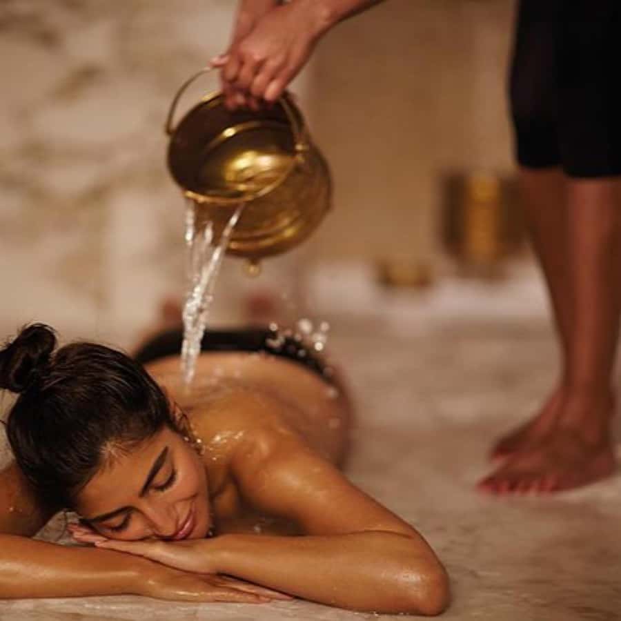 Best Traditional Moroccan Hammam Spa Experience - The 45-minute horsehair glove scrub: the part people remember