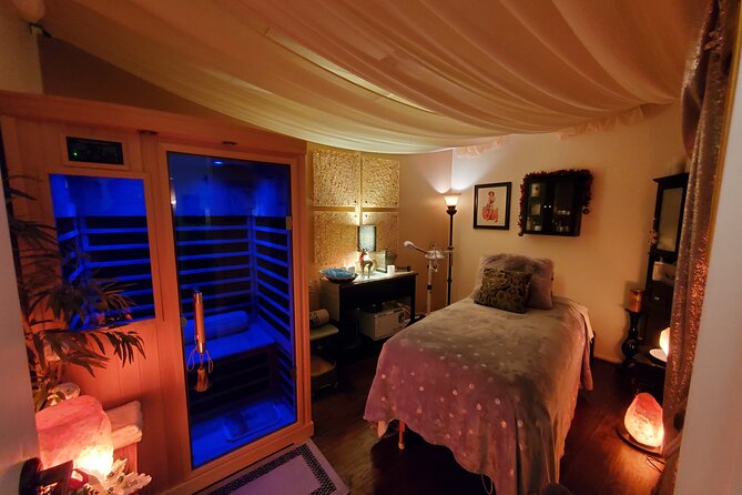 Couples Spa Package in Newport Beach with Appetizers and Wine - Steam, enzyme peel, extraction, and pressure point massage