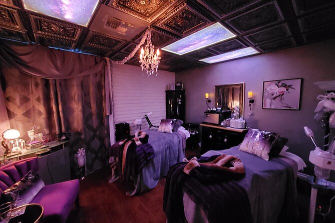 Couples Spa Package in Newport Beach with Appetizers and Wine - Welcome beverage and your private lounge change-over