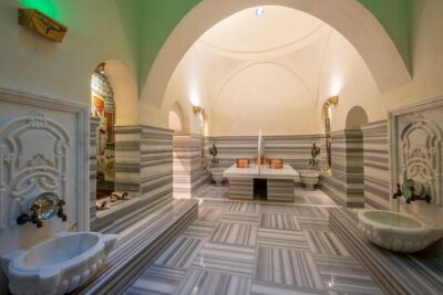 Istanbul Turkish Bath in Ottoman Style at Hammam with Drinks - Drinks, Turkish Treats, and Terrace Time After You Rinse