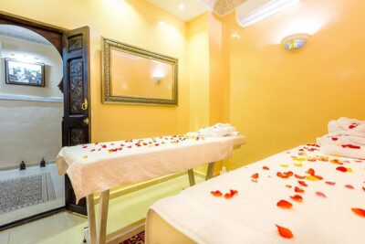Marrakech: Spa Massage and Steam Hammam with Pickup - The hammam step-by-step: warm steam, black soap, eucalyptus scrub