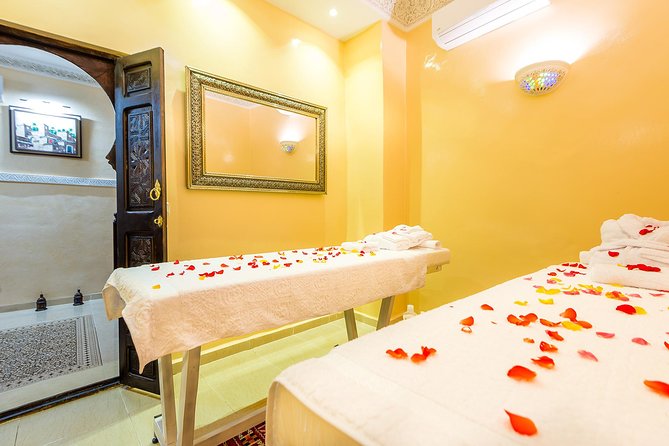 Marrakech: Spa Massage and Steam Hammam with Pickup - The hammam step-by-step: warm steam, black soap, eucalyptus scrub