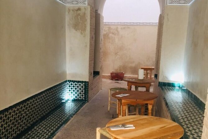 Mouassine the real traditional Moroccan Hammam - What happens after the scrub: shampoo, soap, lockers, and mint tea