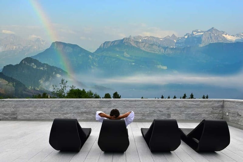 Mount Rigi: 2-Day Wellness Experience from Zurich - Check-in at Rigi Kaltbad and Mario Botta’s mineral-bath design