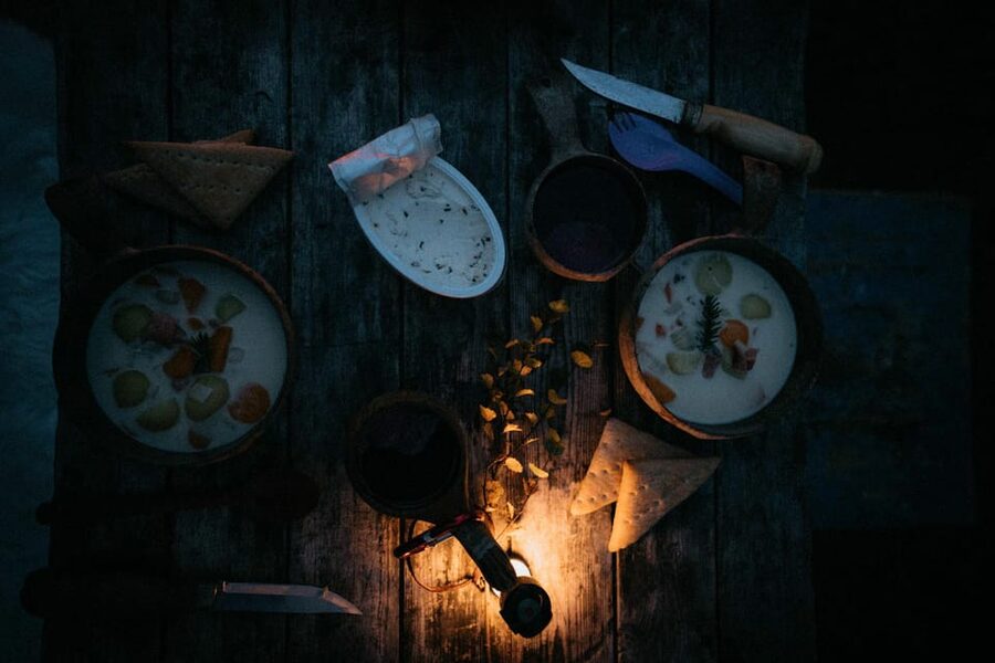 Private Traditional Sauna, Ice Dip and Dinner in the Wild - From Levi Pick-Up to a Cabin Far From Light Pollution