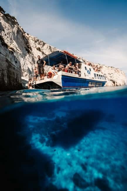 Zakynthos: Shipwreck, Blue Caves and Xigia Natural Spa Tour - Blue Caves: swimming in 50 shades of blue (and why the timing matters)